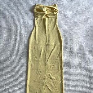 SNDYS Maia Dress in Lemon Yellow size XS